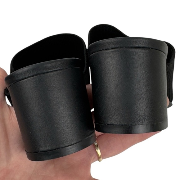 Everlane The Glove Mule in ReKnit Womens Size 7 Knit Fabric Black Block Heel - Picture 13 of 16